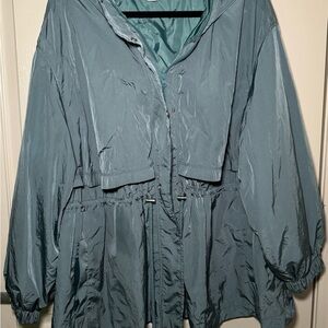 Ava & Viv Blue Utility Jacket